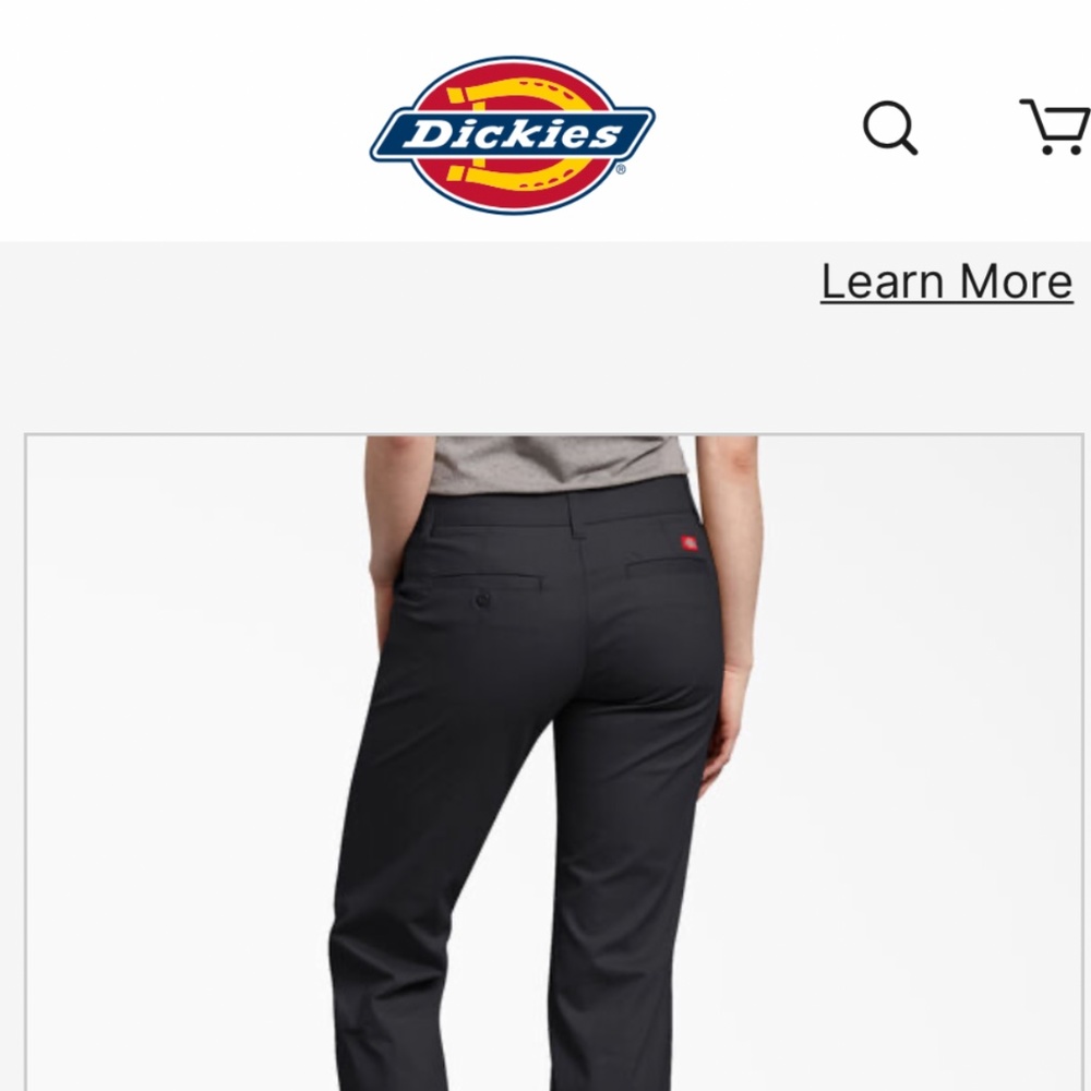 Dickies women’s stretch relaxed fit straight leg pants